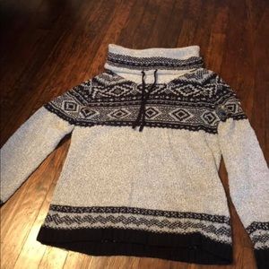 Cow neck sweater